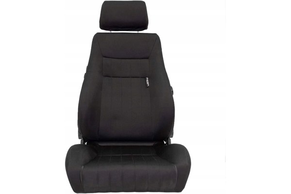 Sports car seat AutoStyle Retro SS 64Z with rails black retro Part manufacturer Autostyle
