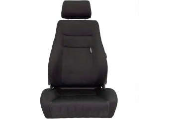 Sports car seat AutoStyle Retro SS 64Z with rails black retro Part manufacturer Autostyle
