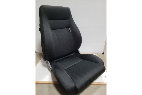 Sports car seat AutoStyle Retro SS 64Z with rails black retro EAN GTIN 8714767431442