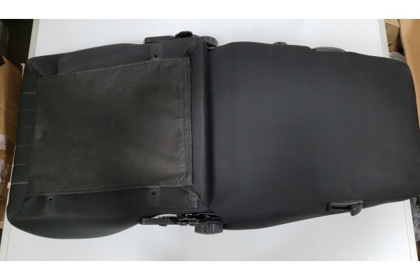 Asiento deportivo AutoStyle Retro SS 64Z con raíles negro retro
