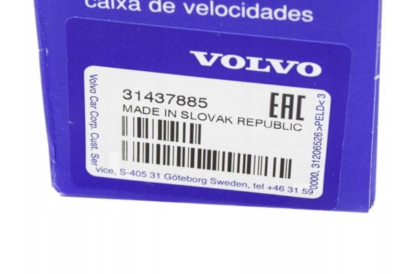 VOLVO V40 V40CC shift knob illuminated with OE Part manufacturer Volvo OE