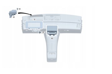 New Display Monitor Screen MERCEDES C 206 W206 A2069003118 Catalog number of the part MGA12231