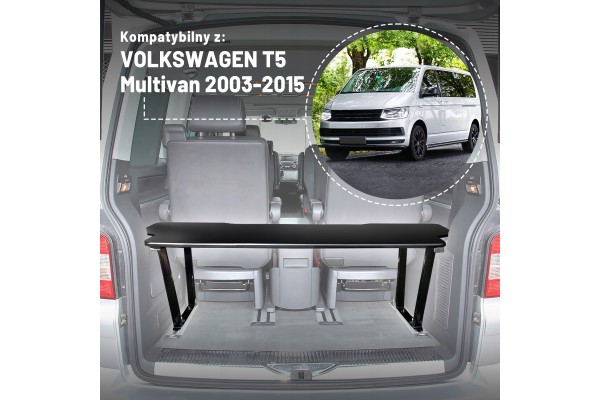 Lozko kempingowe do bagaznika polka do spania do VW T5 MULTIVAN 2003 2015 EAN GTIN 8698797195218