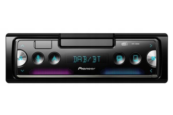 PIONEER SPH 20DAB RADIO WITH 1DIN USB PHONE HOLDER Batteries included no
