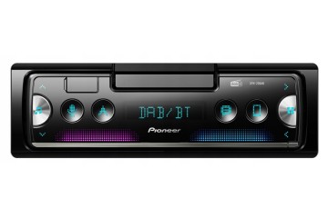 PIONEER SPH 20DAB RADIO WITH 1DIN USB PHONE HOLDER Batteries included no
