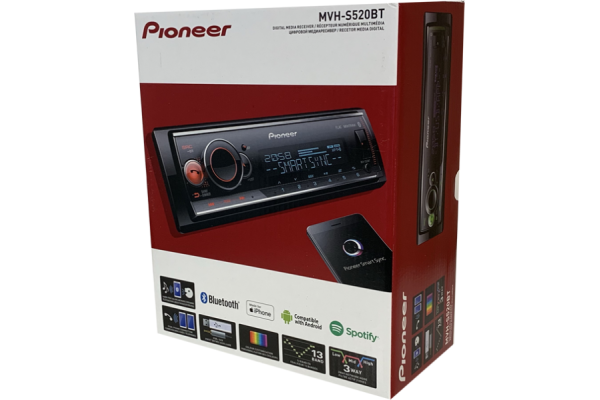 CAR RADIO PIONEER MVH S520BT iPhone USB EAN GTIN 4988028434495