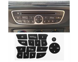 RENAULT CLIO III MEGANE 3 RADIO REPAIR STICKERS