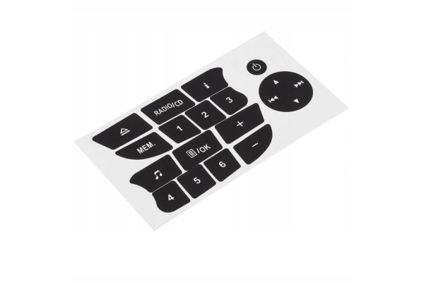 RENAULT CLIO III MEGANE 3 RADIO REPAIR STICKERS Part manufacturer ME Premium