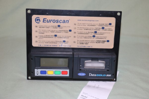 THERMOGRAPH DATACOLD 500 CARRIER USED EUROSCAN printer without corrosion Catalog number of the part 12 00752 63