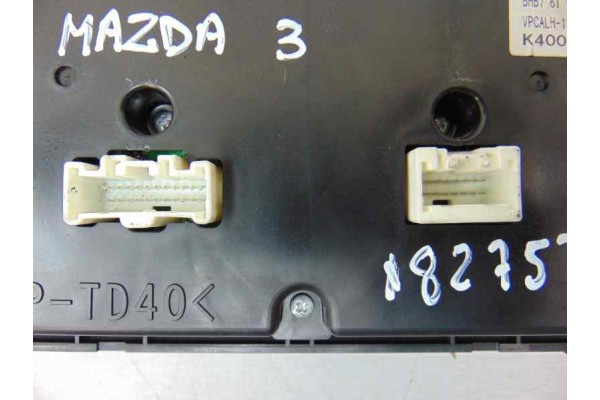  MANDO CLIMATIZADOR MAZDA 3 BERLINA (BL) Active 2012 182757 MAZDA - 2