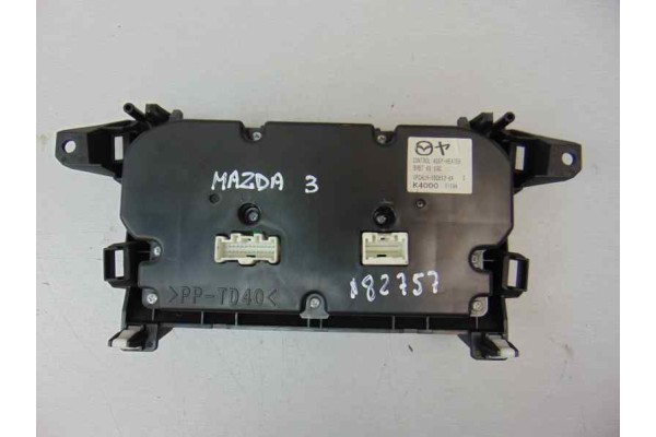  MANDO CLIMATIZADOR MAZDA 3 BERLINA (BL) Active 2012 182757 MAZDA - 3