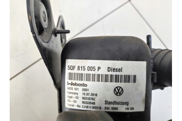 Calefactor estacionamiento Webasto VW Tiguan 5QF815005P