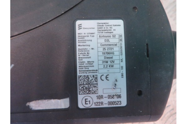 Parking heater Eberspaecher Airtronic S2 Part manufacturer Eberspaecher