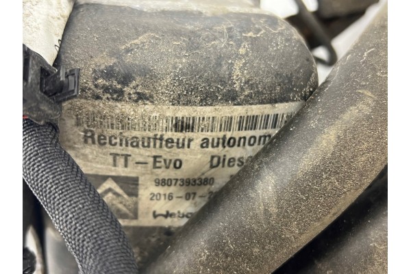 PEUGEOT 308 II T9 WEBASTO HEATED PARKING 9807393380 COMPLETE Catalog number of the original 9807393380