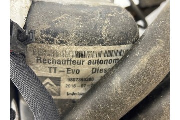 PEUGEOT 308 II T9 WEBASTO HEATED PARKING 9807393380 COMPLETE Catalog number of the original 9807393380