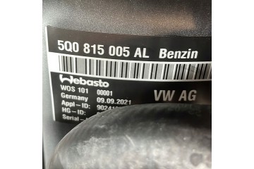 HEATING WEBASTO 5Q0815005AL SEAT SKODA AUDI VW 5WA815005C 5Q0815005AP Part manufacturer Volkswagen OE