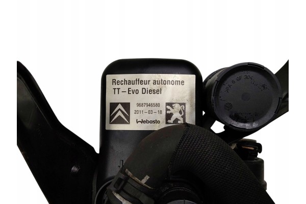WEBASTO PARKING HEATER PEUGEOT 508 AND THERMO TOP EVO 12V 9687946580 Part manufacturer Peugeot OE
