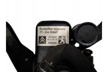 WEBASTO PARKING HEATER PEUGEOT 508 AND THERMO TOP EVO 12V 9687946580 Part manufacturer Peugeot OE