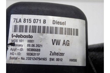 Kit Completo Calefactor Estacionamiento Webasto VW Transporter T6 T6.1