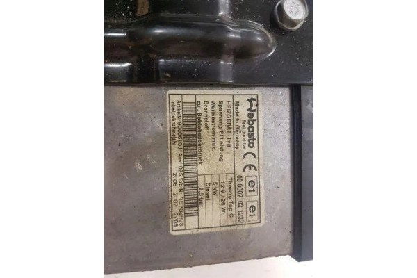 Calefactor estacionario Webasto Mazda 6 I CR Thermo Top C 66724C