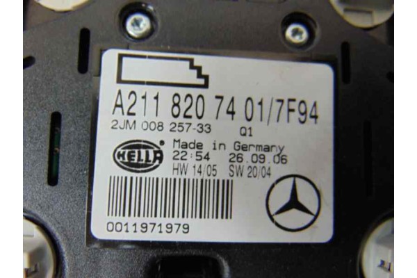 A2118207401 LUZ INTERIOR MERCEDES-BENZ CLASE E (BM 211) FAMILIAR