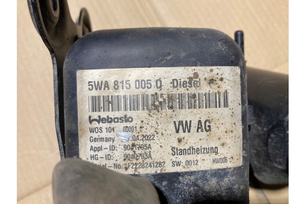 WEBASTO VW GOLF VIII 8 5WA815005Q Car type passenger cars