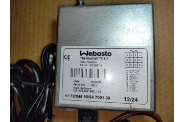 GSM control webasto Thermo Top E C P Thermo call TC1 9002957A Catalog number of the part webasto GSM Thermo Call sterowanie 9002