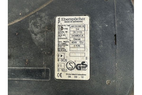 VW T4 Eberspache D4 Airtronic Diesel 40W 12V 4KW Motorhome Bus Webasto Dry Part manufacturer Volkswagen OE