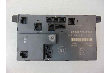 2118707226 CENTRALITA CIERRE MERCEDES-BENZ CLASE E (BM 211) FAMILIAR 280 T CDI 4-Matic (211.284) 2006 2118707226 183296 MERCEDES