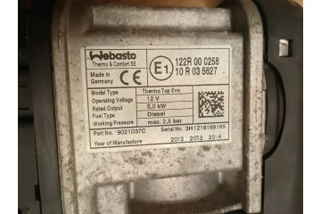 WEBASTO THERMO TOP EVO DIESEL 9021037 set REMOTE CONTROL Part manufacturer Webasto