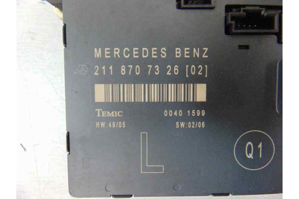 2118707326 CENTRALITA CIERRE MERCEDES-BENZ CLASE E (BM 211) FAMILIAR