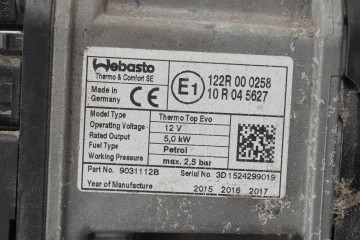 PARKING HEATER WEBASTO IN SKODA SEAT AUDI 5Q0815005T Version European