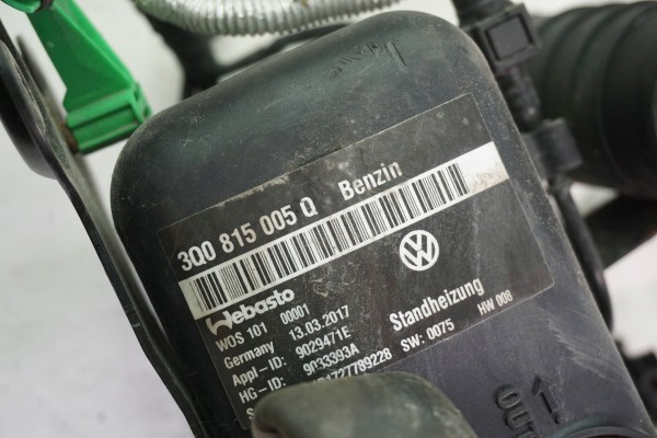 PARKING HEATER WEBASTO VW PASSAT B8 3Q0815005Q Catalog number of the original 3Q0819362