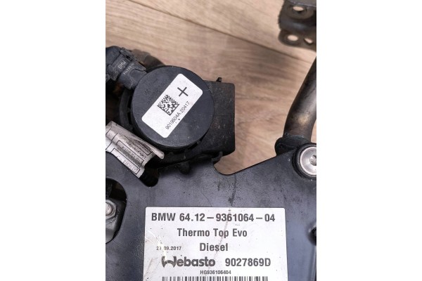 Parking heater Webasto Set BMW 7 G11 G12 9361064 Car type passenger cars