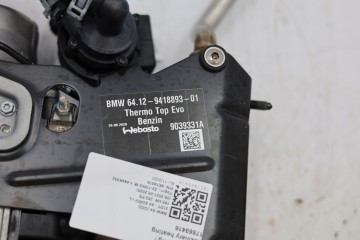 WEBASTO PARKING HEATER BMW X3 G01 9418893 Car type passenger cars