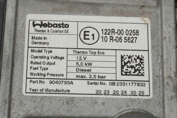 Calefactor estacionario Webasto VW Skoda Seat Audi 5WA815005AC 9040793