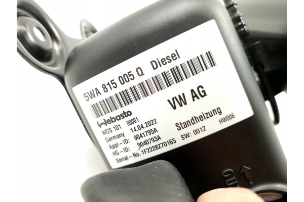 NEW ORG PARKING HEATER WEBASTO AUDI A3 8Y Quality of parts according to GVO O original with manufacturer s logo OE