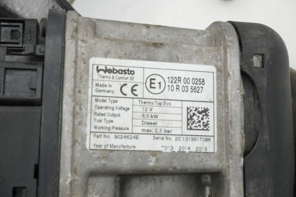 Calefactor estacionario WEBASTO para VW, Skoda, Seat, Audi 5Q0815005L