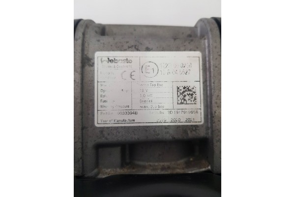Parking heater Webasto Volkswagen Tiguan 5QF815005R Car type passenger cars