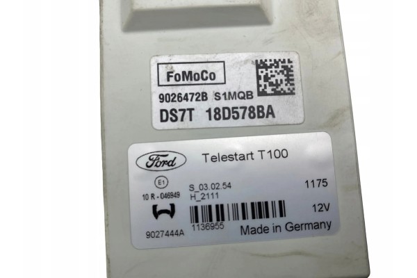 Módulo Calefactor Auxiliar Ford Mondeo V Turnier DS7T18D578BA 3451458