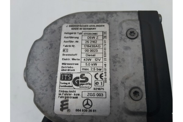 Webasto Eberspaecher Hydronic I D5WZ 252162 Mercedes Sprinter Catalog number of the part 252162 regenerowany