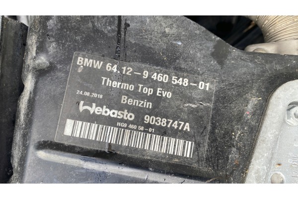 Parking heater webasto BMW 3 g20 g21 4 g22 g23 g26 9460548 Car type passenger cars