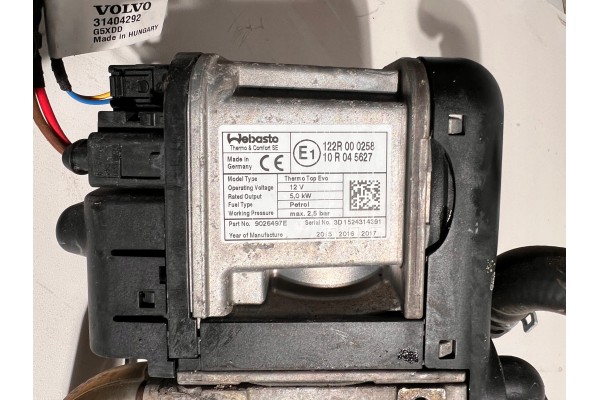 VOLVO XC90 II WEBASTO PETROL Part manufacturer Volvo OE