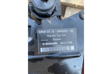 BMW G01 G30 SET WEBASTO THERMO TOP EVO 9366925 Part manufacturer Webasto
