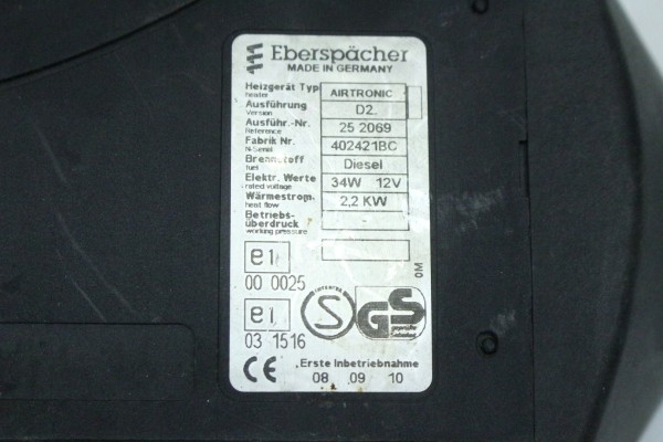Eberspacher D2 Iveco Daily IV 17r Car type cargo vans passenger cars