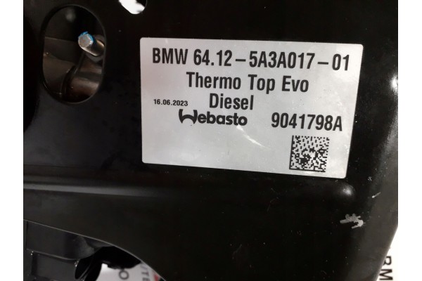 Calefactor auxiliar Webasto Thermo Top para BMW G01 G05 G11 G30 5A3A01