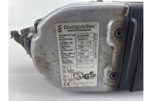 Calefactor Webasto Hydronic D5WSC 50W/12V 5KW Diesel para Mercedes-Ben