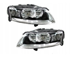 SET OF HEADLAMPS AUDI A6 C6 2008 2011 NEW