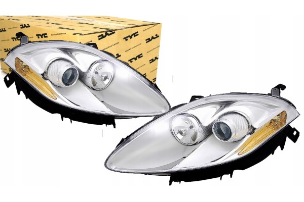 Headlight set for FIAT Bravo 2007 2016 TYC Car type passenger cars