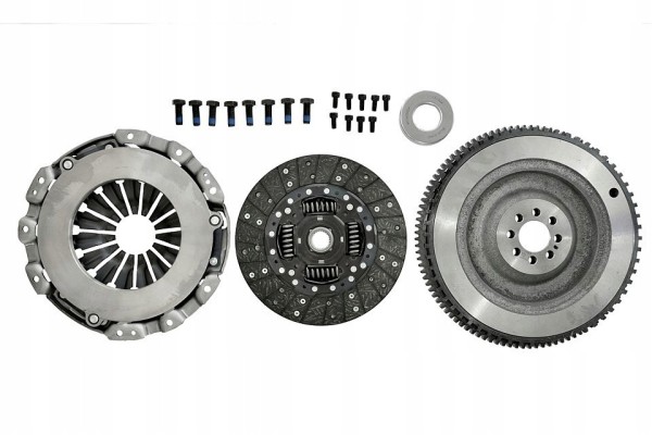 CLUTCH SET WITH SINGLE MASS WHEEL NISSAN NAVARA D40 2 5DCI 05 10